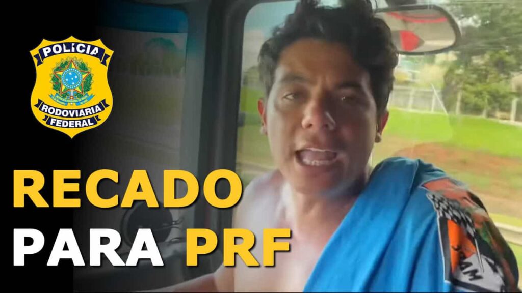 Cabelo Batateiro mandou recado para PRF que prendeu seu caminhão