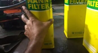 Trocando óleo do Volvo FH 460