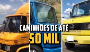 Caminhões para comprar de até R$ 50 mil reais