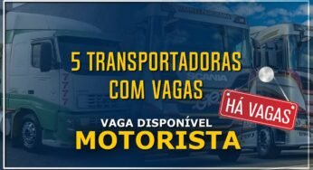 5 transportadora com vagas para motorista