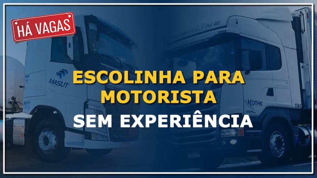 Transportadoras que oferecem escolinhas para motorista sem experiência.