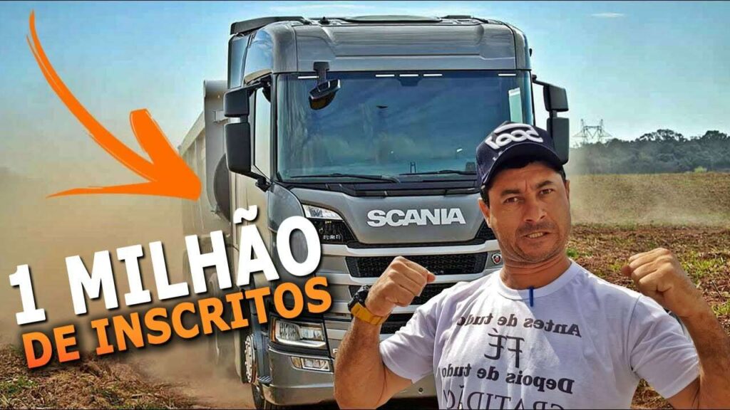 Caminhoneiro Neni atingiu 1 milhão de inscrito no seu canal