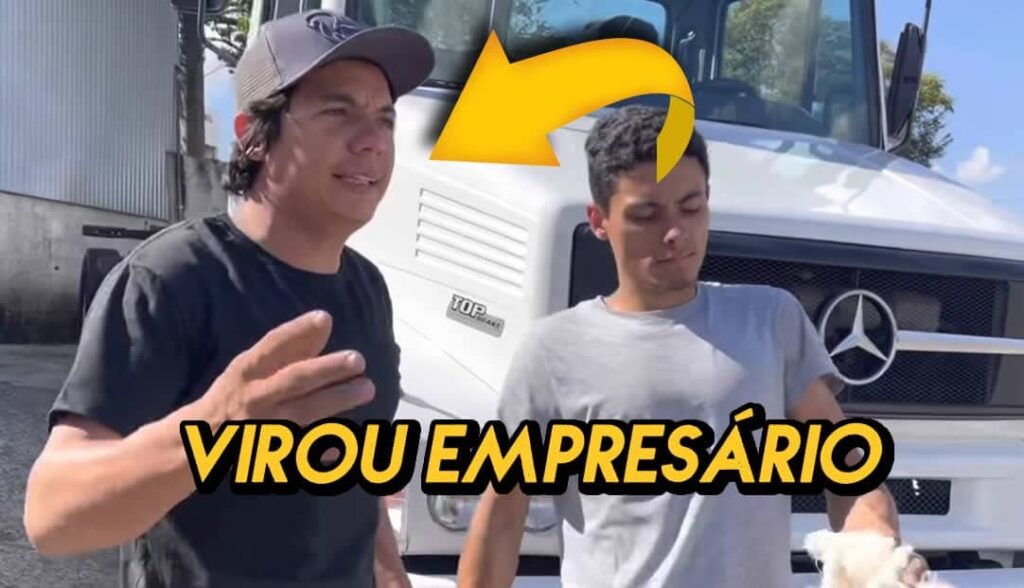 Cabelo Batateiro vira empresário em novo ramo de venda de caminhões