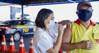 Caminhoneiros e motoristas têm vacinação contra a gripe em Lages nesta semana