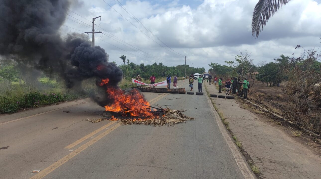 Manifestações indígenas bloqueiam estradas no Maranhão