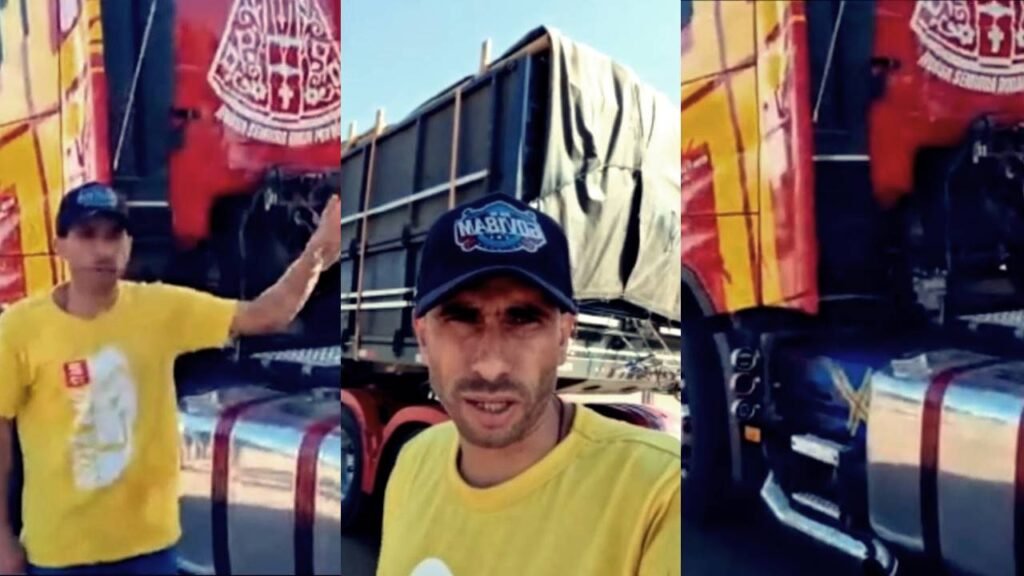 Caminhoneiro desabafa e diz “Vou vender, eu não ‘aguento’ mais essa vida de caminhão