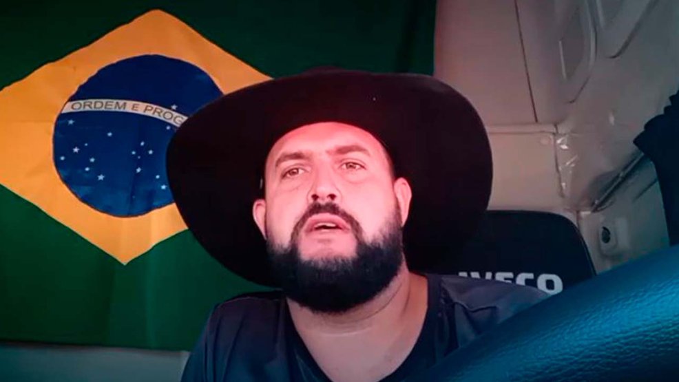Caminhoneiro Zé Trovão grava vídeo pedindo perdão aos brasileiros