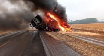 Luto: Caminhão explode mata caminhoneiro, esposa e filho de 10 meses