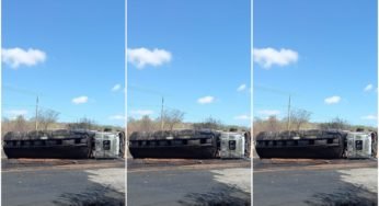 Caminhão de produto inflamável tomba e explode no sertão de Pernambuco