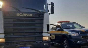 Criminosos mantém caminhoneiro refém para levar caminhão para ao Paraguai