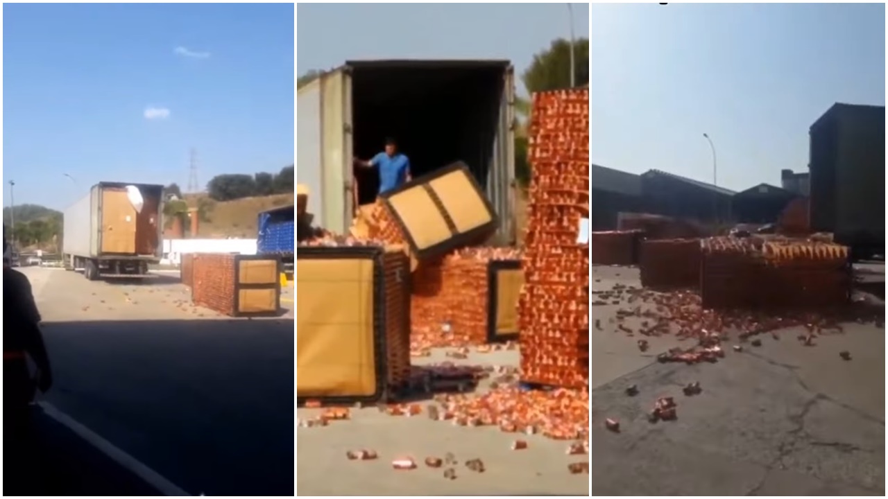 Caminhoneiro descarrega carga no pátio da empresa após aguardar 20 dias -  Brasil do Trecho