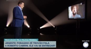 Zé Trovão concede entrevista ao Jornalista Roberto Cabrini