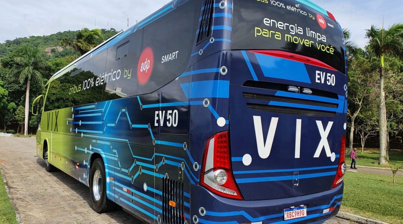 VIX Logística desenvolvem ônibus 100% elétrico no Estado do Espírito Santo