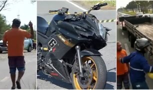 Caminhoneiro é linchado após tentar fugir de acidente sem prestar socorro