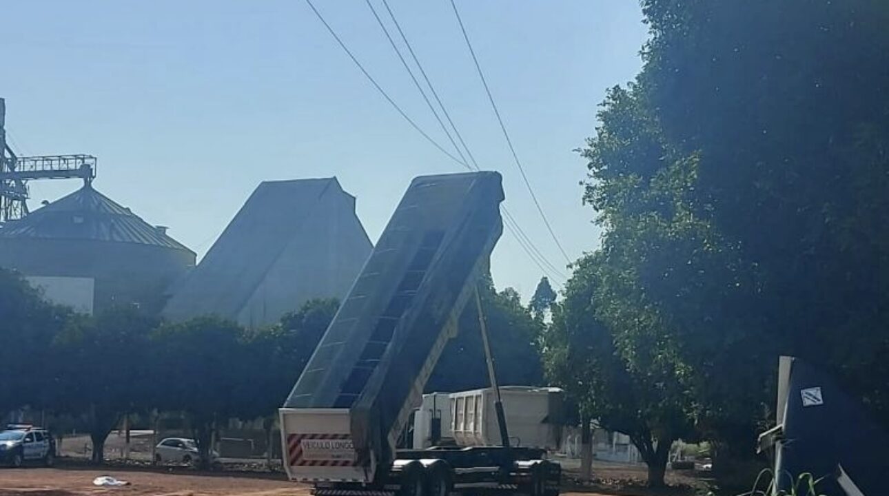 Caçambeiro morreu ao báscular caçamba próximo a fiação de alta tensão