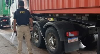 PRF apreende 4 caminhões de caminhoneiros que dirigiam 24 horas sem intervalo