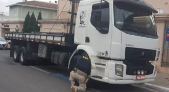 PRF flagra caminhão adulterado que estava há 4 anos sem rodar