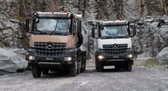 Peso pesado: Mercedes-benz lança veículo Arocs 8×4 no Brasil
