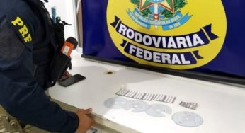 PRF flagra 138 comprimidos de rebites em abordagem a 5 caminhoneiros