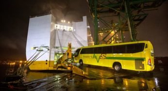 Fábrica brasileira da Volvo exporta ônibus para África
