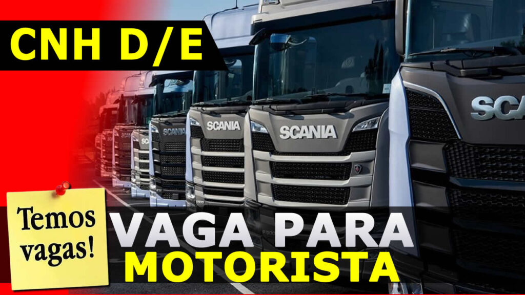 5 Transportadoras com vagas para motorista