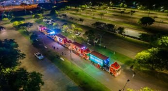 O novo modelo Actros da Mercedes-Benz é destaque na Caravana de Natal da Coca Cola