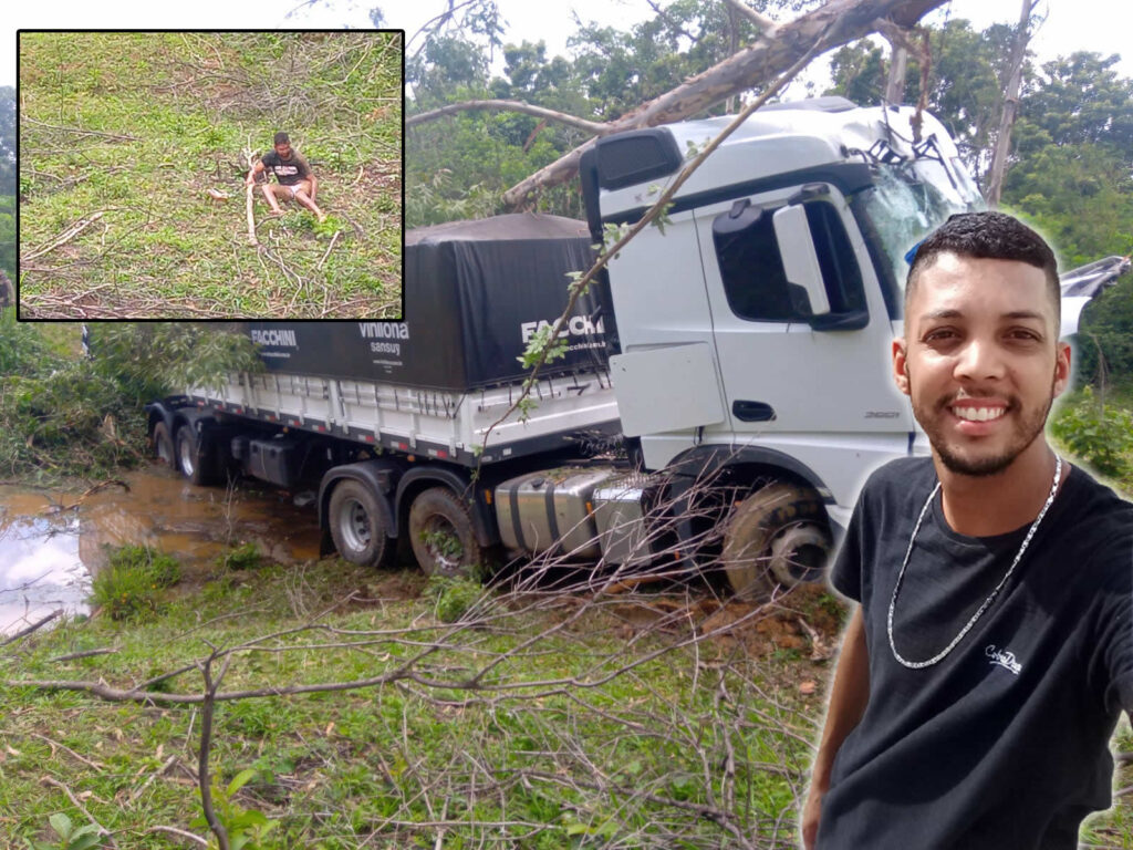 Poeta dos caminhoneiros se envolve em acidente