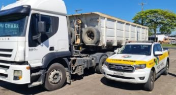 Dois caminhoneiros são flagrados com excesso de peso em Santa Catarina