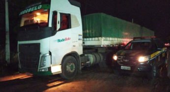 PRF encontra caminhoneiro sequestrado e recupera carreta roubada