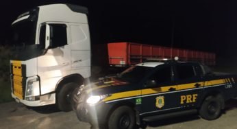 PRF flagra carreta de transportadora clonada circulando em rodovia