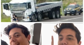 Cabelo Batateiro se revolta e faz denúncia contra PRF após irmão ter caminhão apreendido