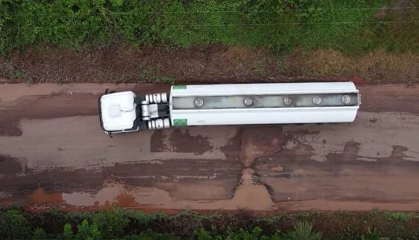 Caminhoneiros vem sofrendo com as péssimas condições da BR-174