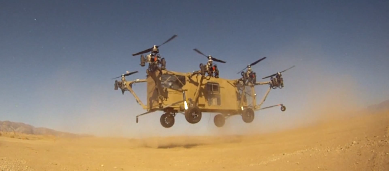 Exército dos EUA tem um drone caminhão muito estranho