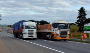 Sem excesso, transporte de trigo para por falta de caminhões