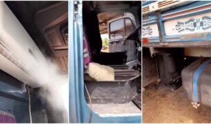 Vídeo: Caminhoneiro adapta ar condicionado no seu caminhão antigo