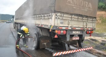 O que o caminhoneiro deve fazer para evitar o superaquecimento dos freios?