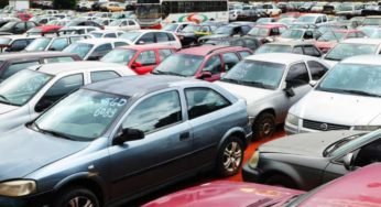 Mais de 9 mil veículos serão leiloados pelo Detran nessa semana