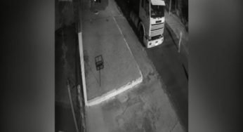 Vídeo que circula nas Redes Sociais mostra pessoas furtando baterias de caminhão no bairro Pioneiros Catarinenses