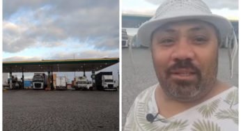 Caminhoneiro que havia sido expulso é bem recebido em outro posto