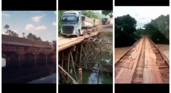 Vídeo: Caminhoneiros atravessando as pontes mais temidas do Brasil