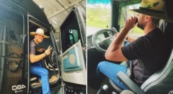 Zé Neto compartilha no Instagram a vida de ser caminhoneiro