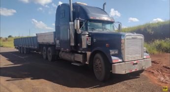 Maior caminhão do EUA é flagrado circulando em rodovias brasileiras