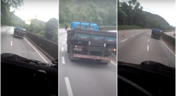 Video: Caminhão sem freio descendo a Serra de Santos
