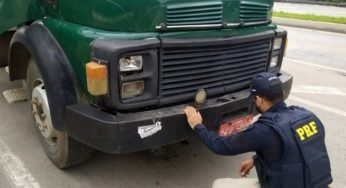 Caminhão roubado no início do ano é recuperado pela PRF na BR-280