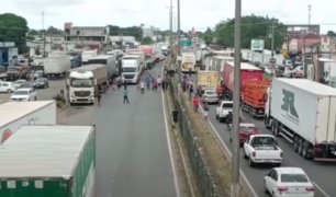 Greve dos caminhoneiros: "Tem que ser o Brasil inteiro!"