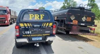 PRF flagra caminhoneiro com Curso Específico de Transporte Produtos Perigosos falso