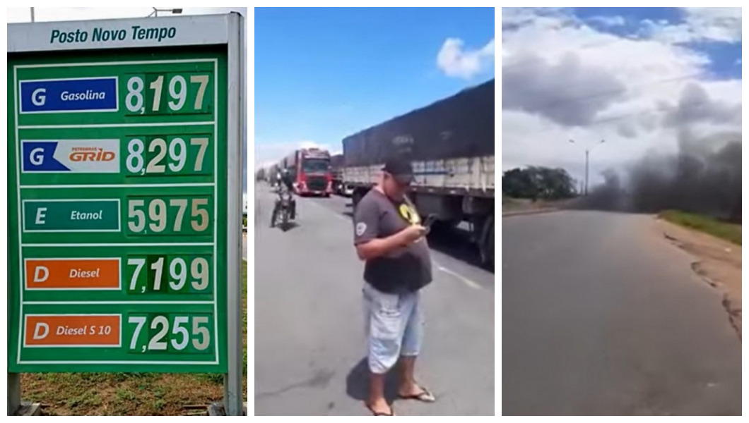 Paralisações de caminhoneiros na Bahia foram realizadas após alta do diesel apenas no estado