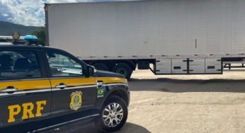 Caminhão alugado é apreendido na BR-116 por está com chassi adulterado
