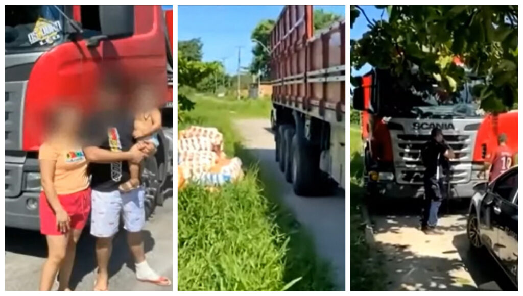 Caminhoneiro que viajava com família é sequestrado no Rio de Janeiro  (2)