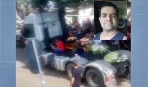 Família de caminhoneiro morto a facada em posto de combustível pede justiça
